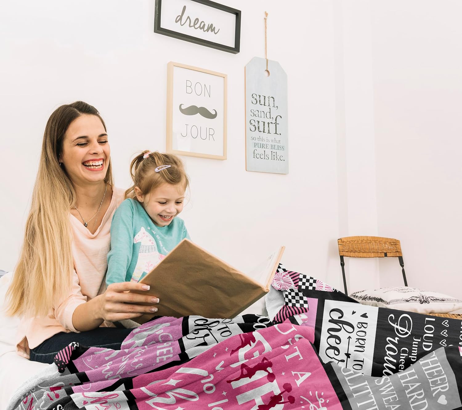 Cheerleader Gifts, Unique Cheer Blanket Gifts for Girls, Best Cheerleading Gift Ideas, Gifts for Cheerleaders Team, Cheer Competition Gifts, Cheerleader/Cheerleading Stuff Soft Blanket 50X40in - Image 5