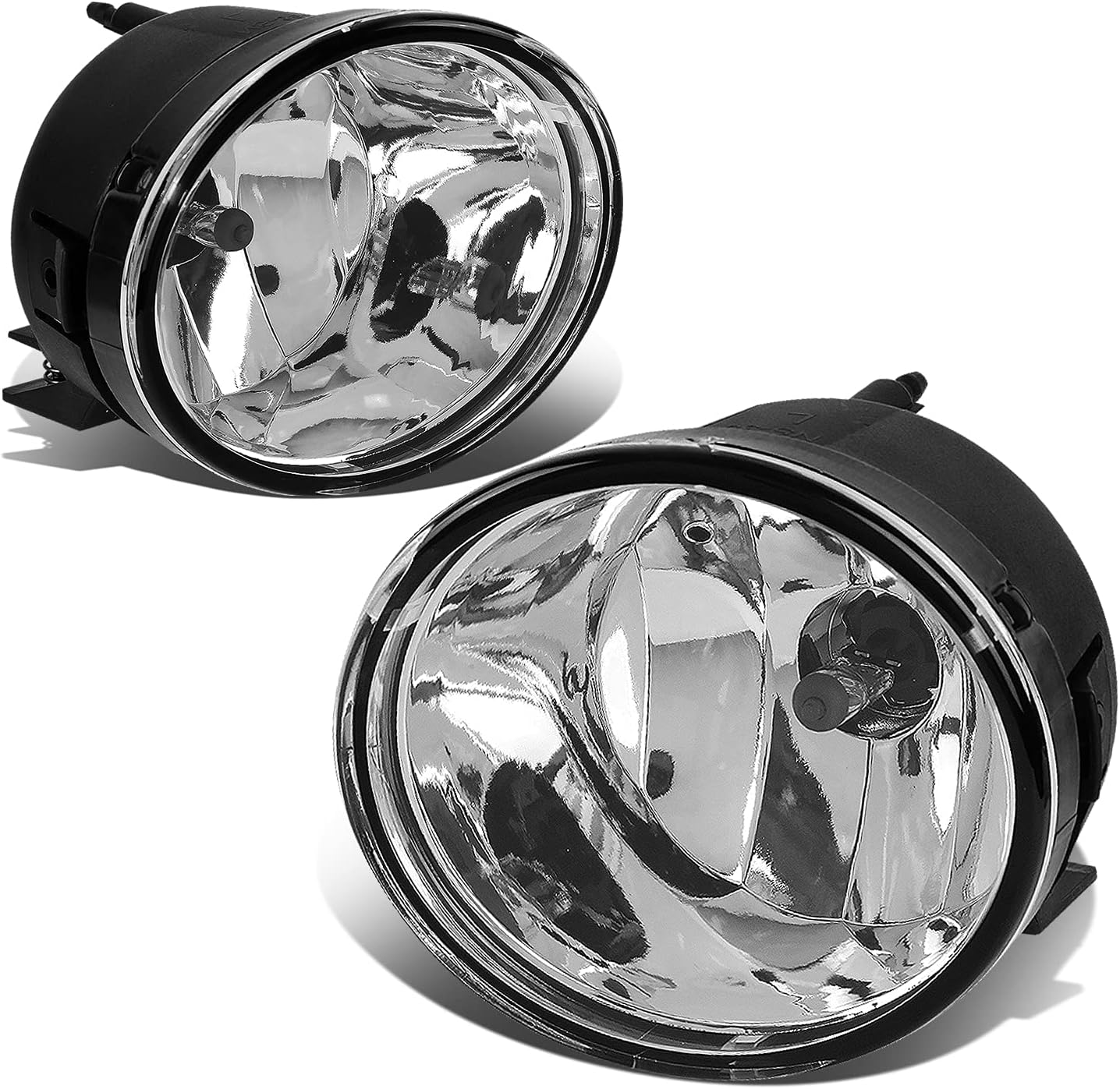 DNA MOTORING FL-ZTL-323-CH Fog Light With Bulbs Driver & Passenger Side Enhance visibility [Compatible with 05-15 Nissan Titan / 05-07 Armada]