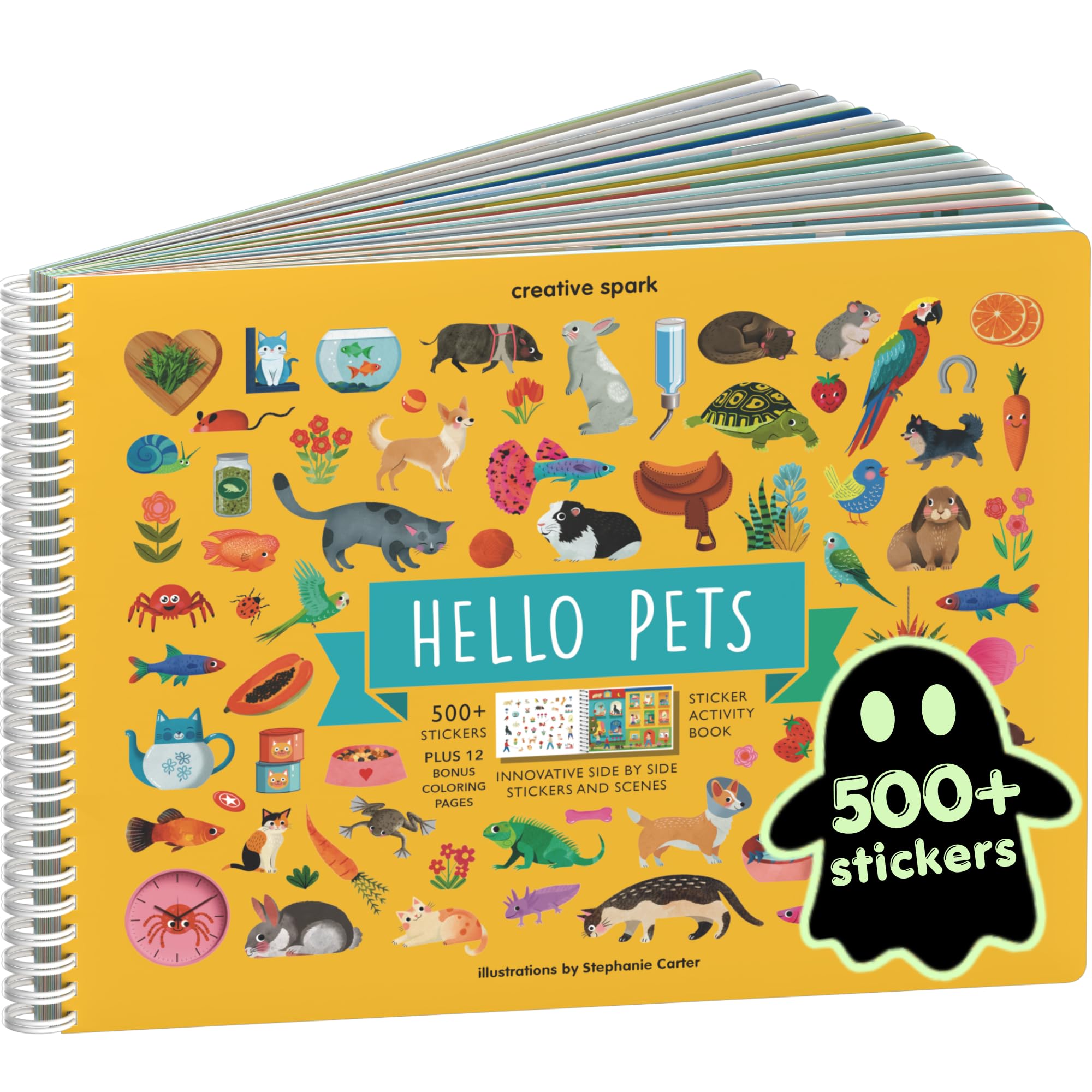 Cupkin Pet Animals Coloring &amp; Sticker Activity Book | 500+ Stickers