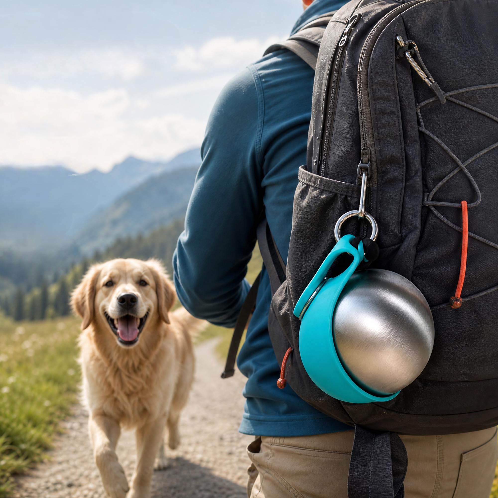 Trinkflasche Hunde für Unterwegs, Hundetrinkflasche Wasserflasche 285ml Hundewasserflasche für Spaziergänge Reisen Camping