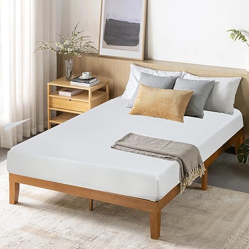 Colchón de espuma viscoelástica tamaño Queen de 6 pulgadas, colchón doble de té verde Queen, colchón suave de gel fresco, colchón de firmeza media