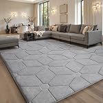 Sour Lemon 8x10 Area Rugs for Bedroom, Living Room Fluffy Rug, Large Area Rug Shag Shaggy Carpet Soft Plush Furry Bedside Rug, Machine Washable Area Rugs for Kids Girls Boys Home Decor Anti Slip