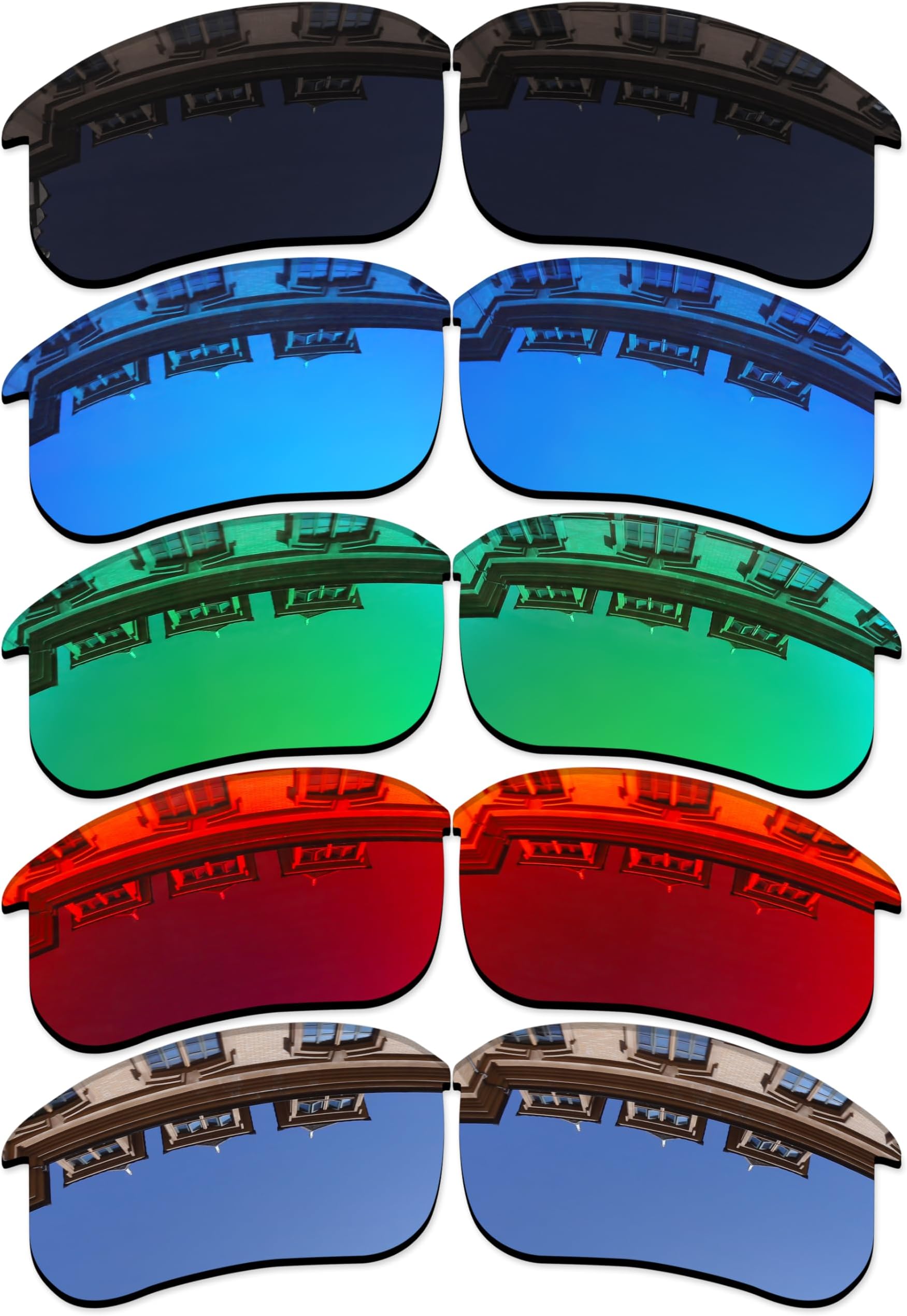 Set of 5 Lenses Replacement for Bose Tempo BMD0011 Sunglass Combo Pack