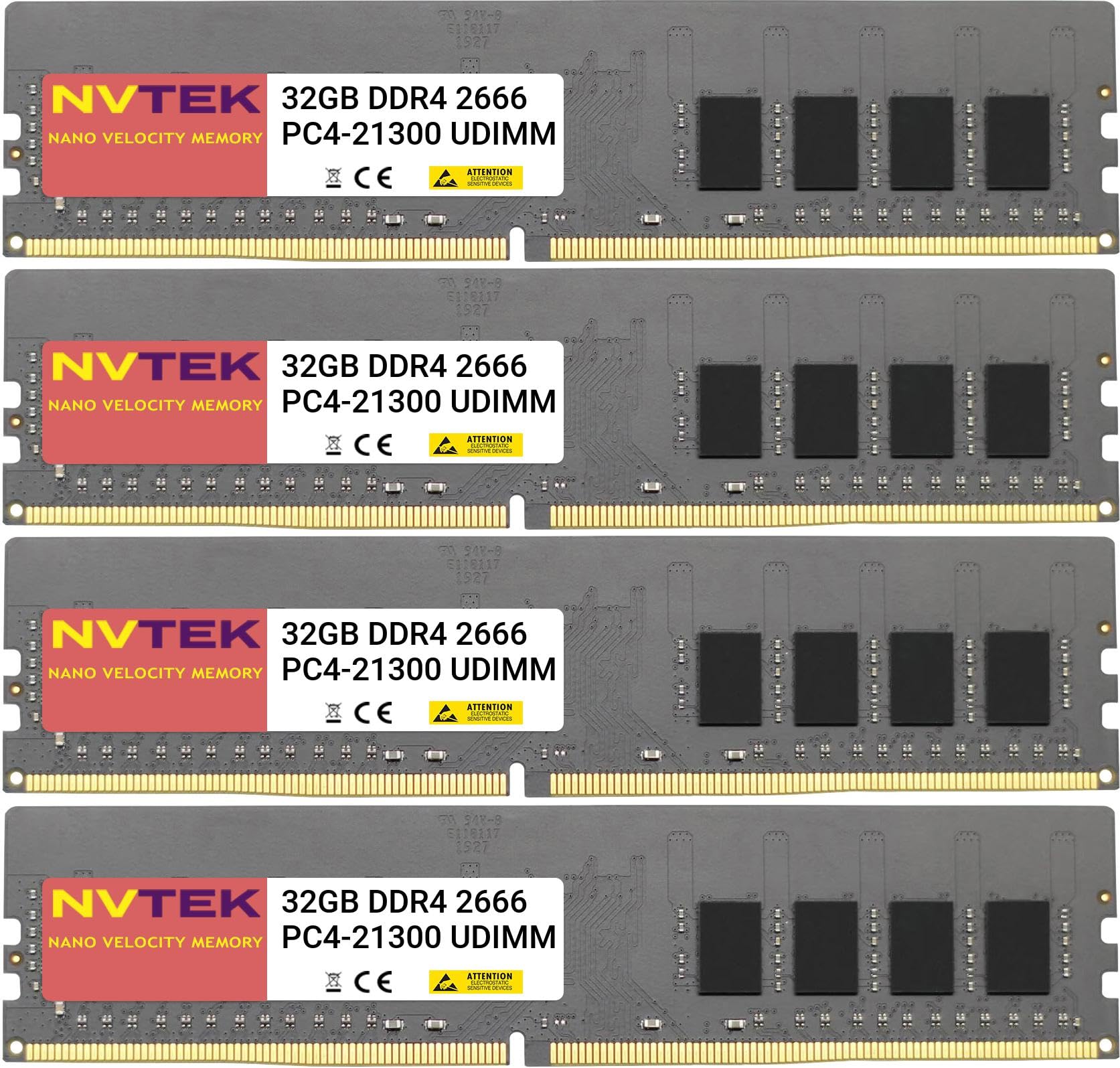 NVTEK 128GB DDR4 UDIMM