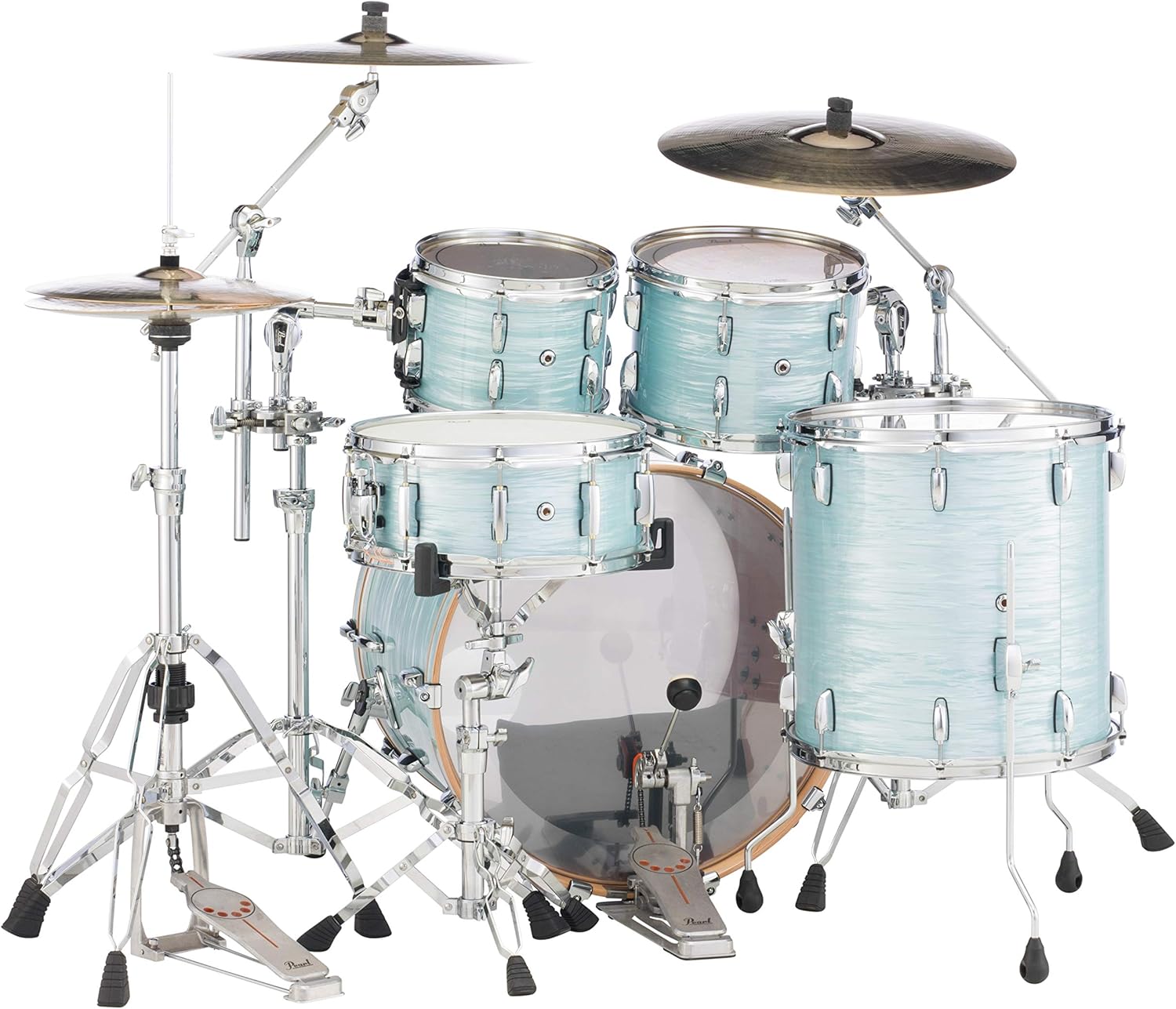 Pearl Session Studio Select Series 4-piece Shell Pack - Ice Blue Oyster