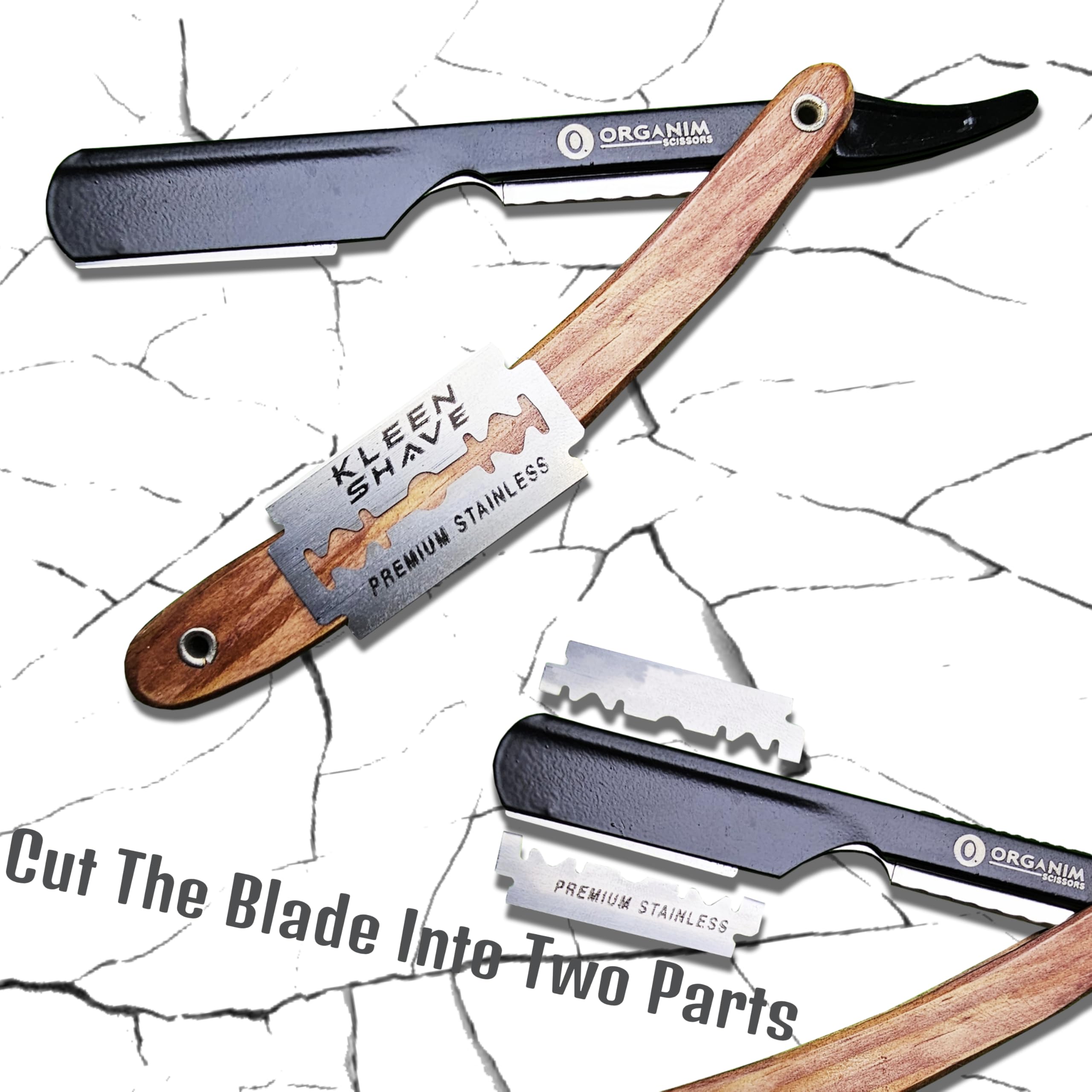 ORGANIM Care Products Professional Hair Cutting Scissor 6 Inch | Sharp Stainless Steel Blade for Salon and Home Use | Soft and Comfortable Grip Barber Hair Trimming Scissor for Men and Women 3