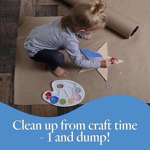 Miniatura 7 de Rollo de papel para manualidades, rollo de papel de carnicero jumbo, rollo de papel marrón de 48 x 2400 pulgadas, papel de tablero de anuncios,