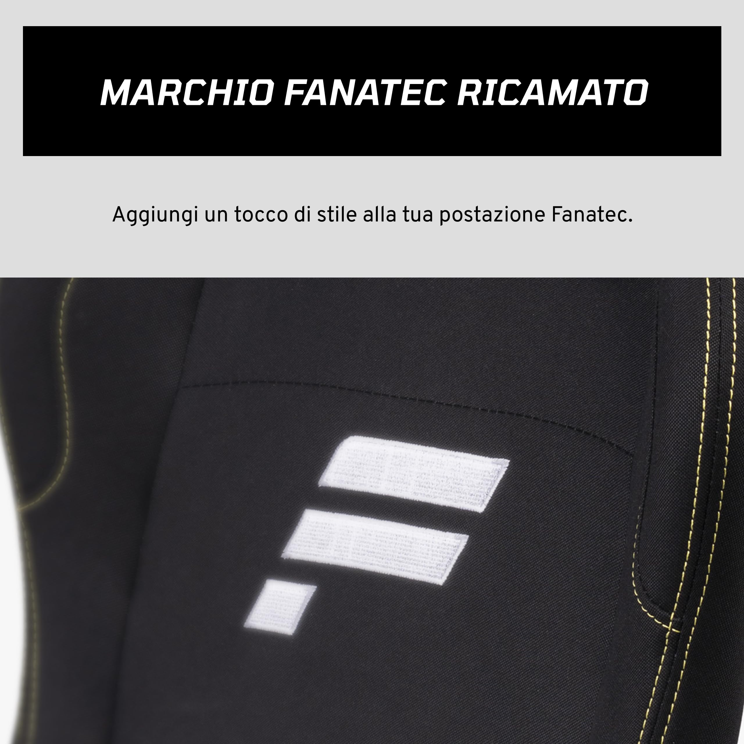 FANATEC Sim Racing CSL Cockpit Seat - Leggero e resistente, progettato per CSL Cockpit, cuscino traspirante - Nero