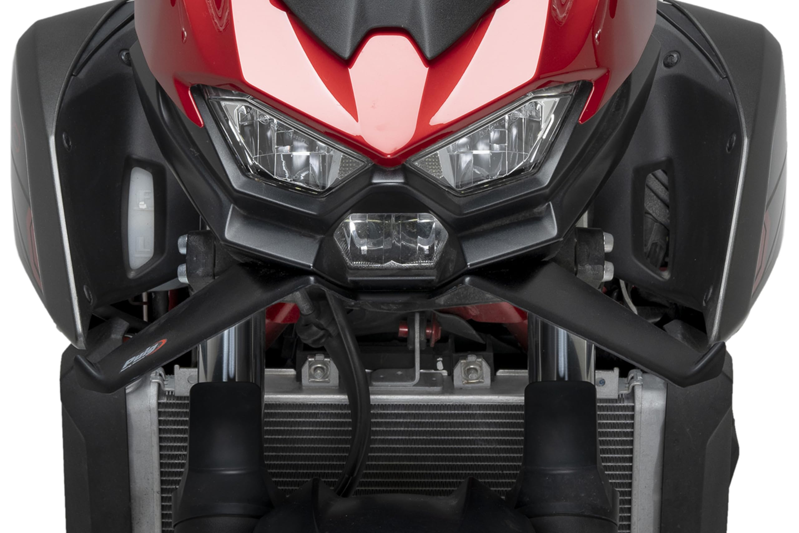 Puig Front Downforce Wings | Matte Black | Kawasaki Z 500/Z 500 SE 2024>Current