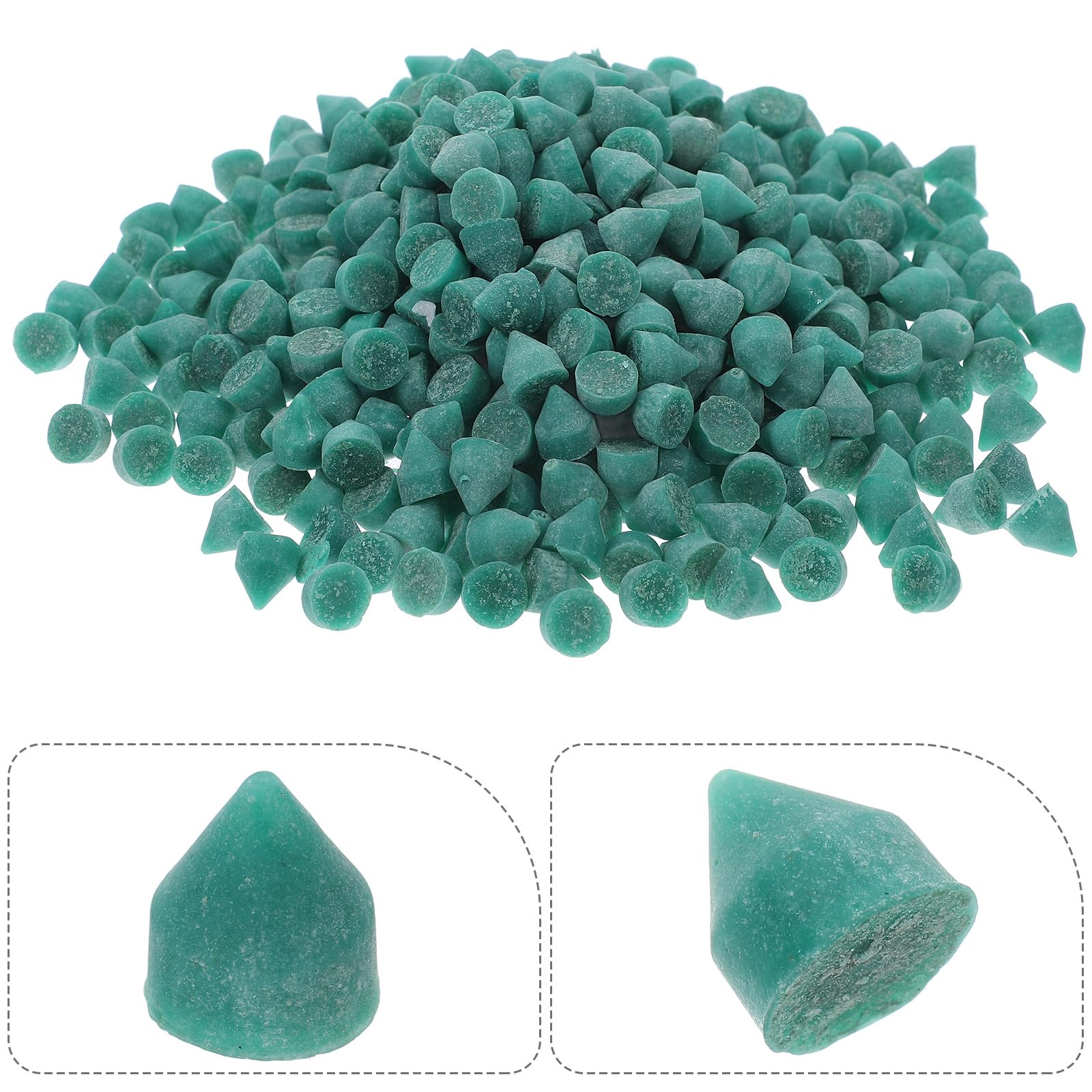 Médias Haute Culbutage de Silicium Triangulaires Carbure de en Efficacité Polissage Abrasif Dorés pour de Bijoux et Automobiles Utilisation Commerciale et Domestique