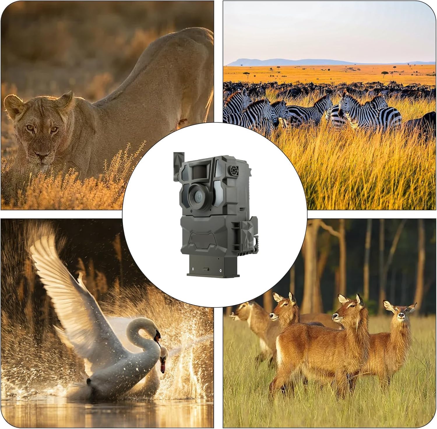 2 Pack Upgraded Rechargeable Hunting Camera Battery Compatible with Reveal X, XB, SK, X Gen 2.0, X Gen 3.0, X Pro, X Pro 3.0 (6000mAh, with LED Battery Meter)