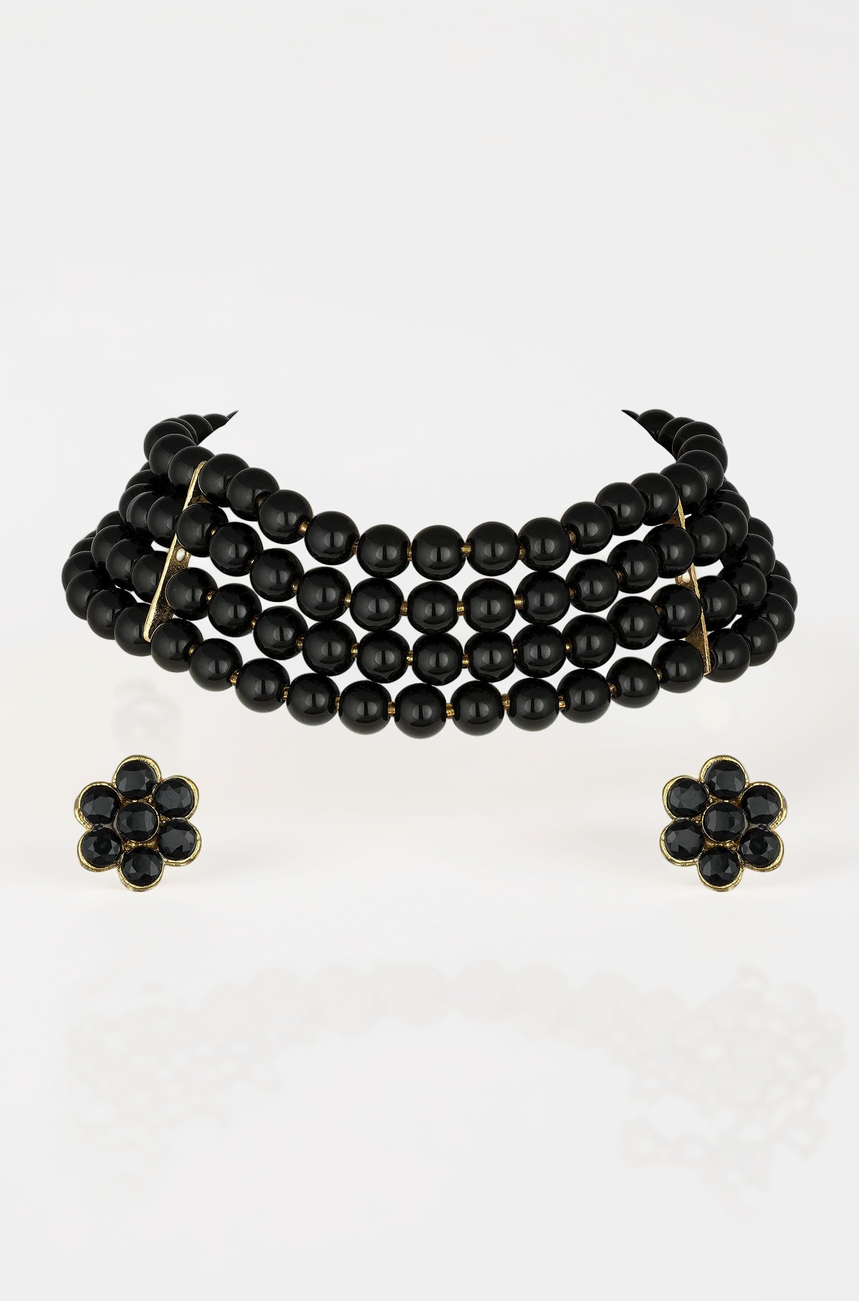 Traditional Maharani Haar Necklace with Earrings Bridal Jewellery Set Gift for Women