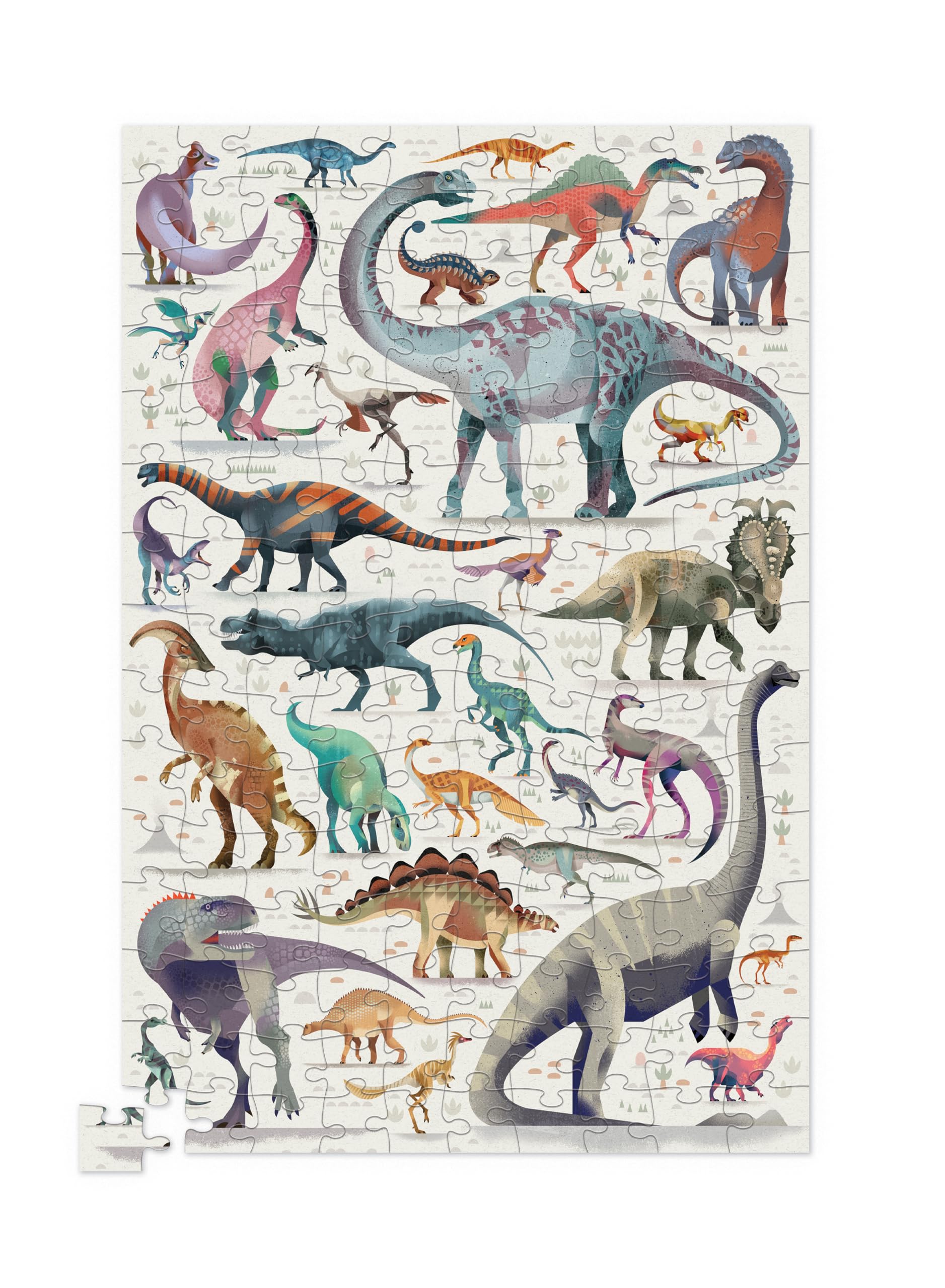 Crocodile Creek World of Dinosaurs Puzzle - 150 Pieces in Tin (3843101), Ages 6+, Multicoloured, único - Image 4