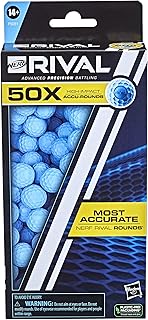 Nerf Rival 50 Accu-Round Refill, Includes 50 Accu-Rounds, The Most Accurate Nerf Rival Rounds, Compatible with All Nerf Rival Blasters