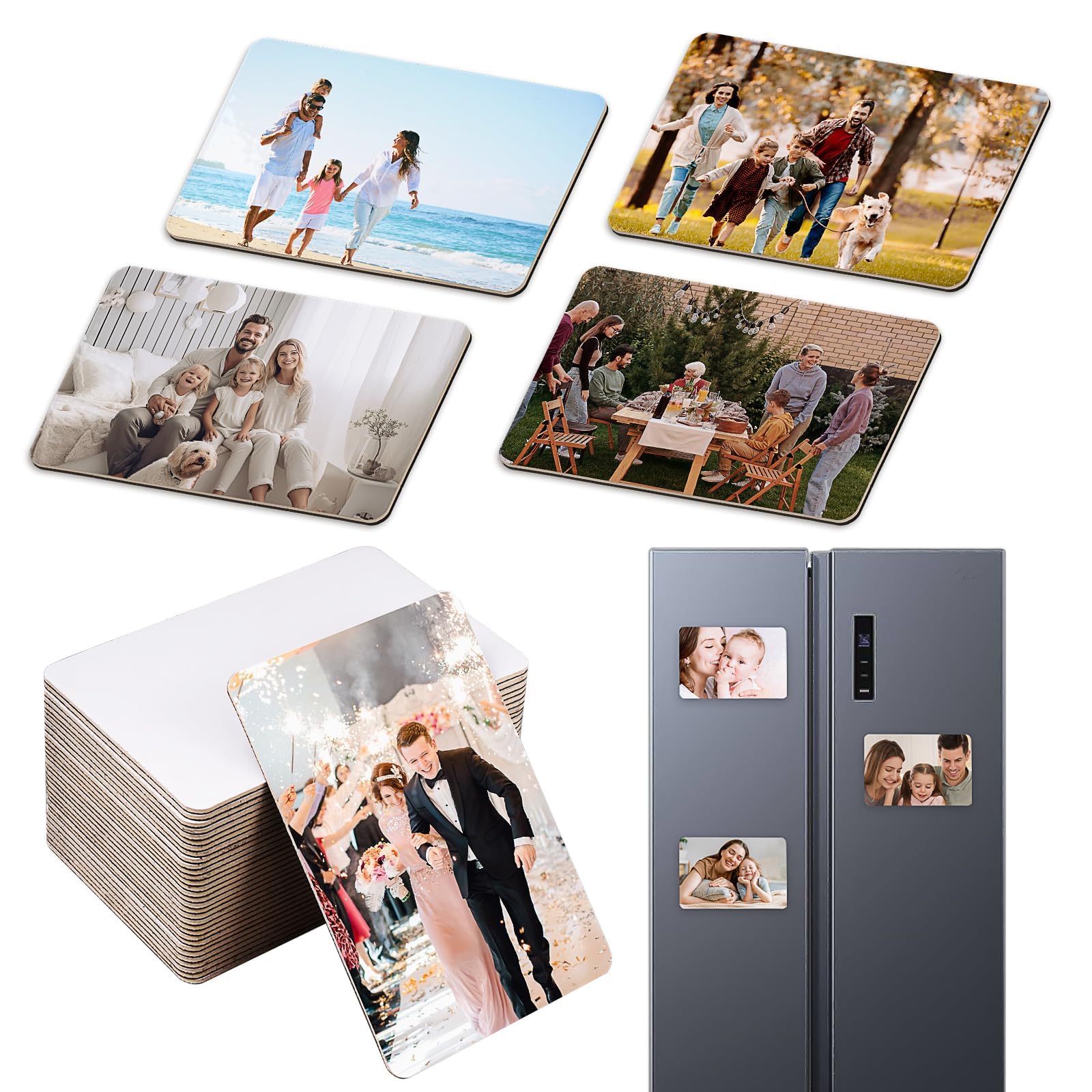 Magnet sublimation frigo rectangulaire pour personnaliser votre décoration de cuisine