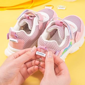 Waterproof Shoe Tags, Water Bottles Labels, School Bags Tags, Clothing Labels, Travel Luggage Tags,Waterproof Labels to distinguish Childrens Items, a Pack of 30