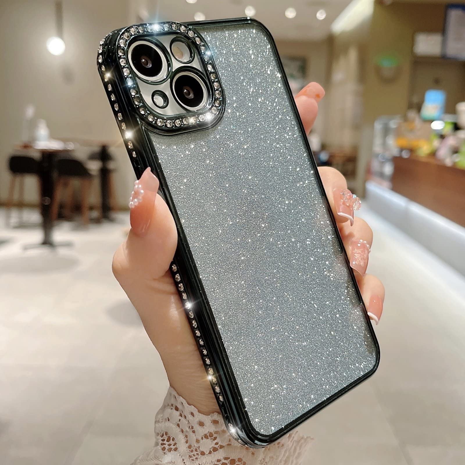 Amazon.co.jp: QziyanD for iPhone用の豪華なキラキラ輝くダイヤモンド