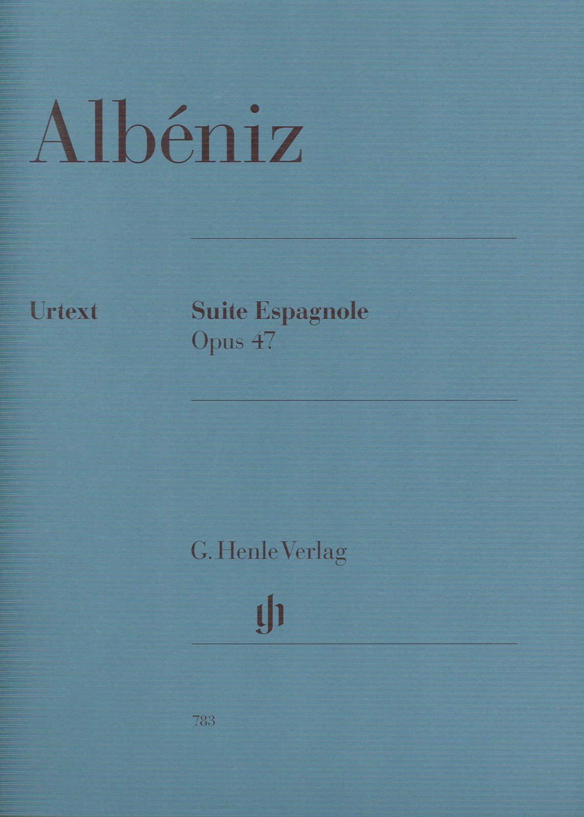 Suite Espagnole Op. 47 op. 47 - piano - (HN 783): Instrumentation: Piano solo