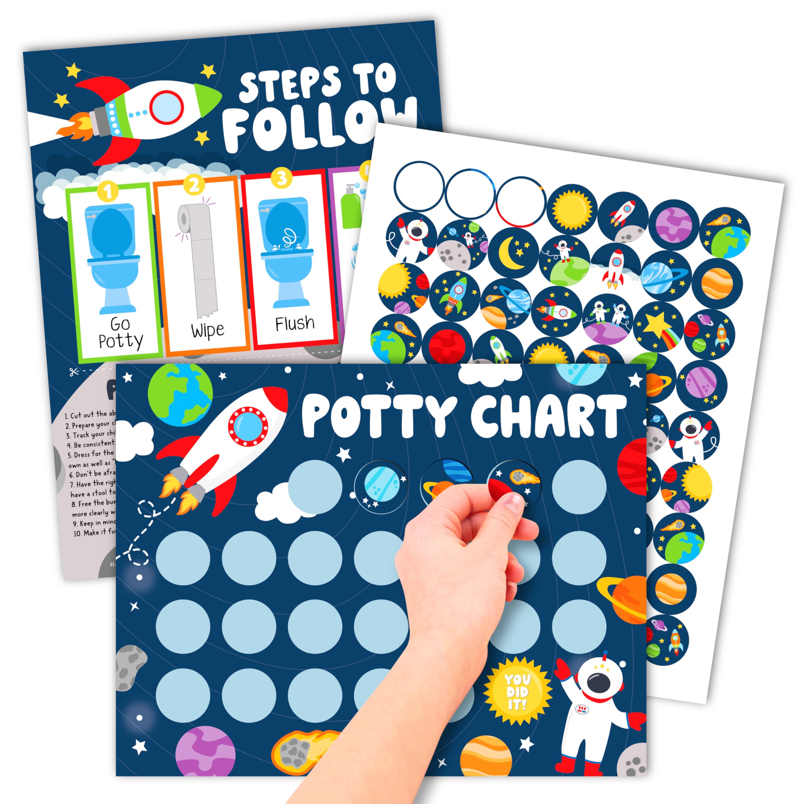 10 Potty Training Chart for Toddler Boys Sticker Reward Chart for Kids