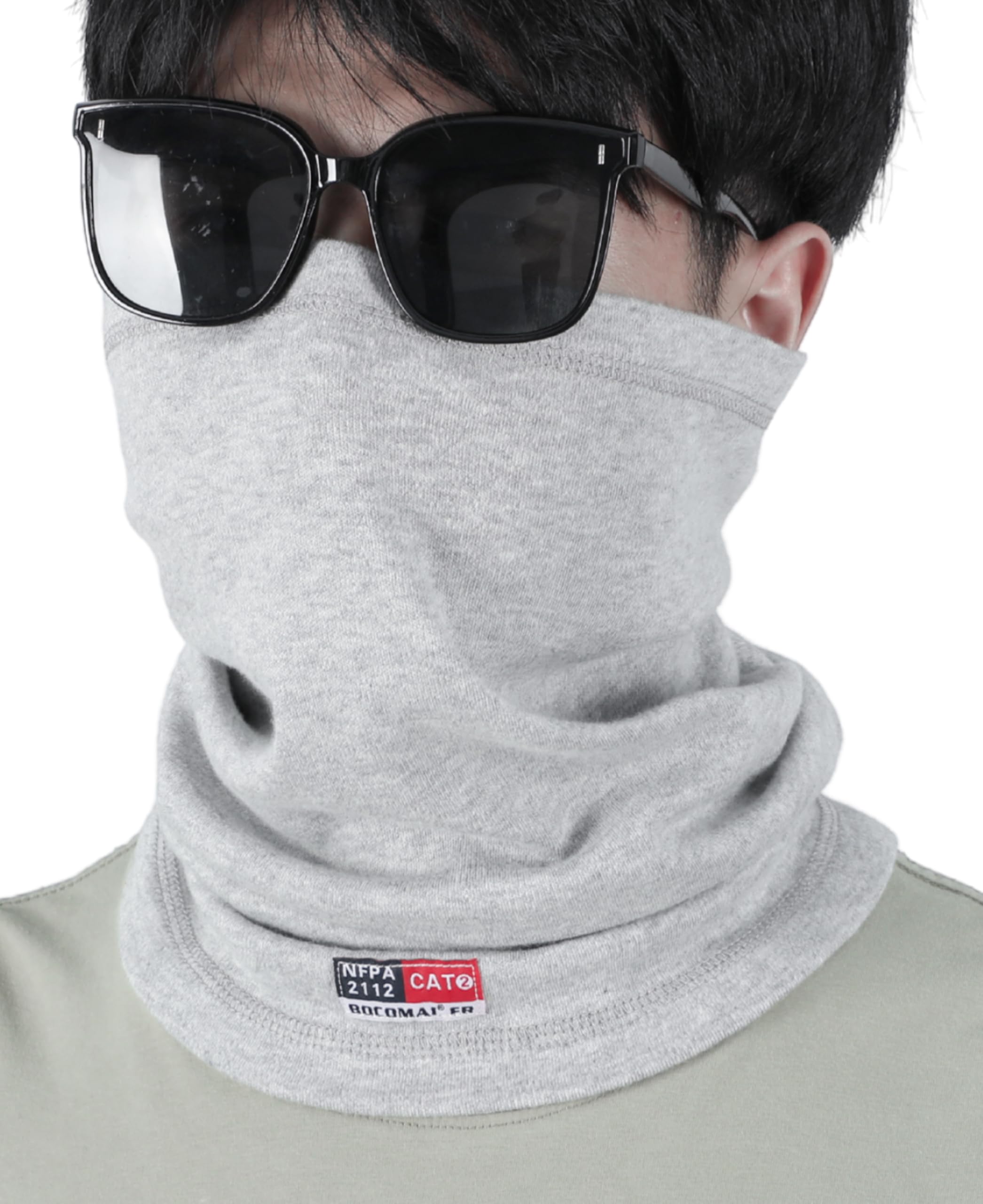 BOCOMAL FR Neck Gaiter Face Mask 7oz Mightweight Welding Hood NFPA2112 CAT2