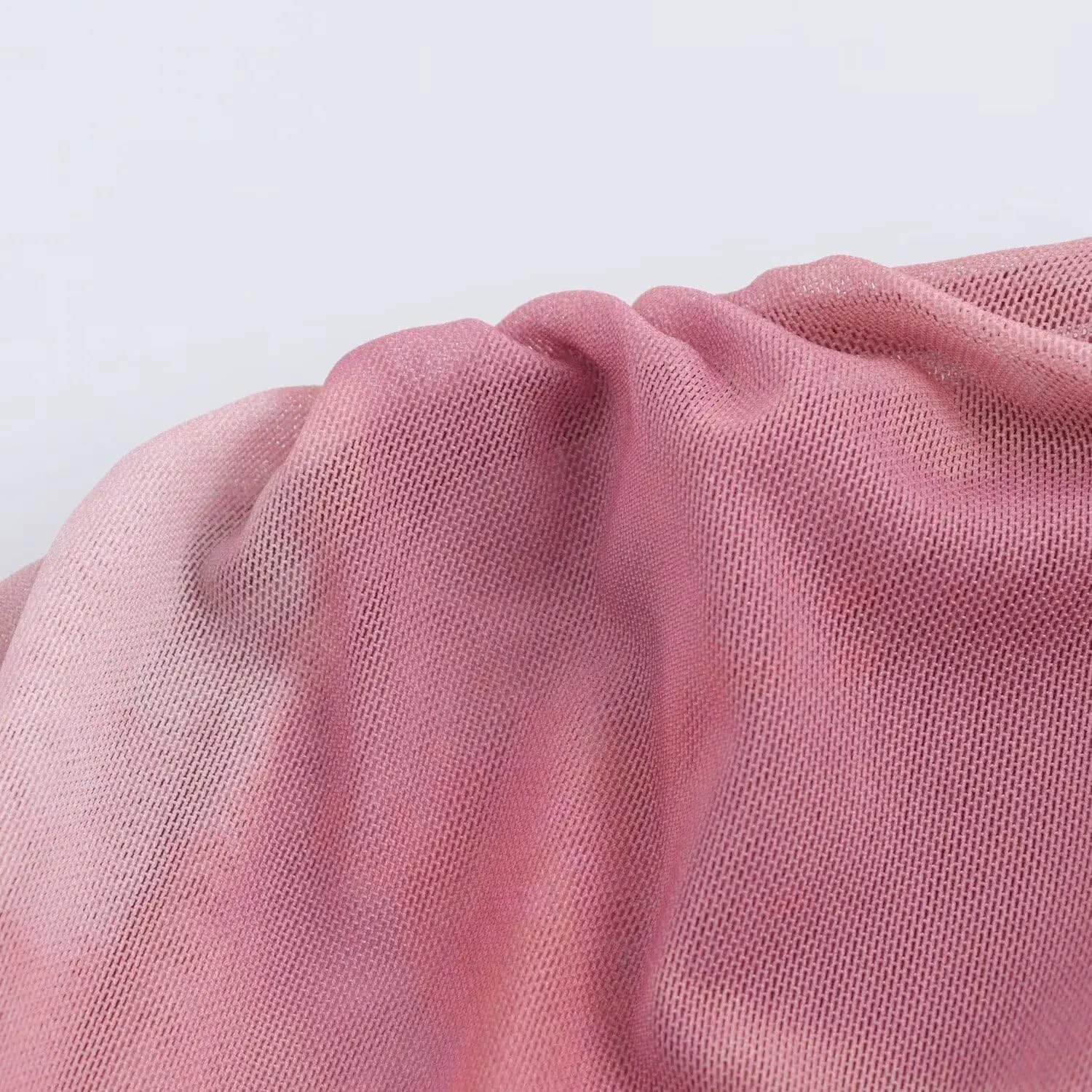 Vestido sin Mangas de Seda Plisado de Malla Plisada y Cuello pie, Elegante y asimétrico de Primavera para Mujeres