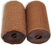 Vista 65 de Cinta de gancho y bucle de 1 pulgada de ancho, color gris oscuro, no adhesiva, 1 yarda de longitud, cinta de nailon gris, juego de sujetadores