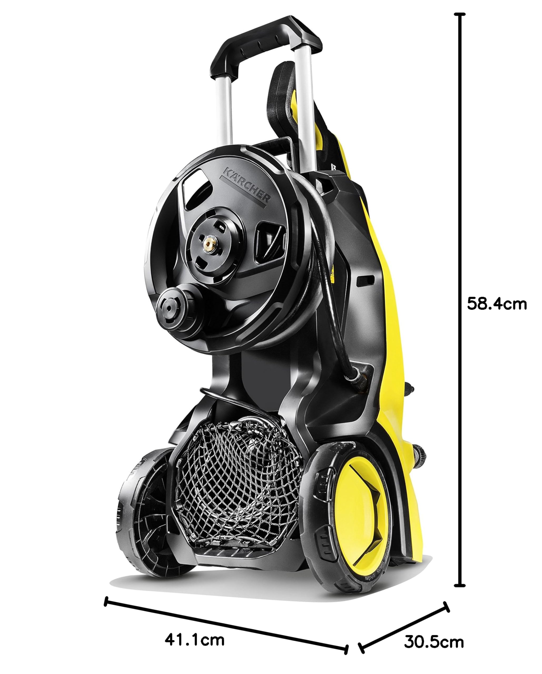 Kärcher K5 Premium Full Control Plus - Hidrolimpiadora de alta presión para exteriores 145 bar, 2100 W, 500 L/h (1.324-630.0)