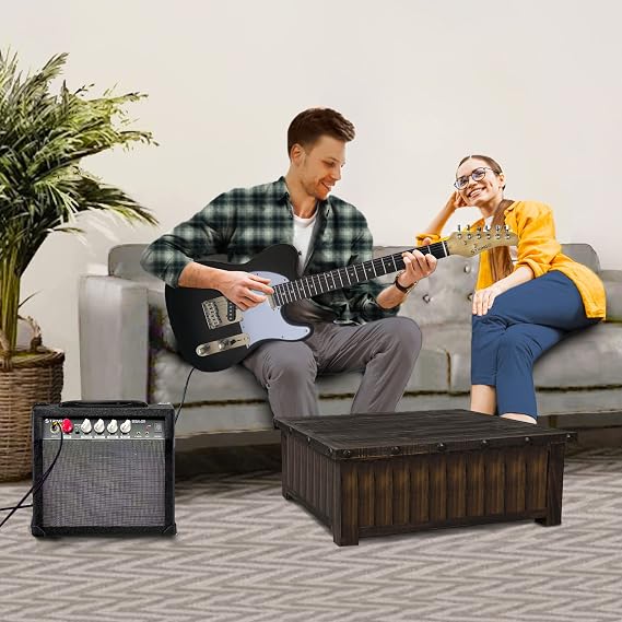 Stringo 20 Watt Guitar Amplifier Black .Practice Mp3 Input. Clean and Overdrive Channel