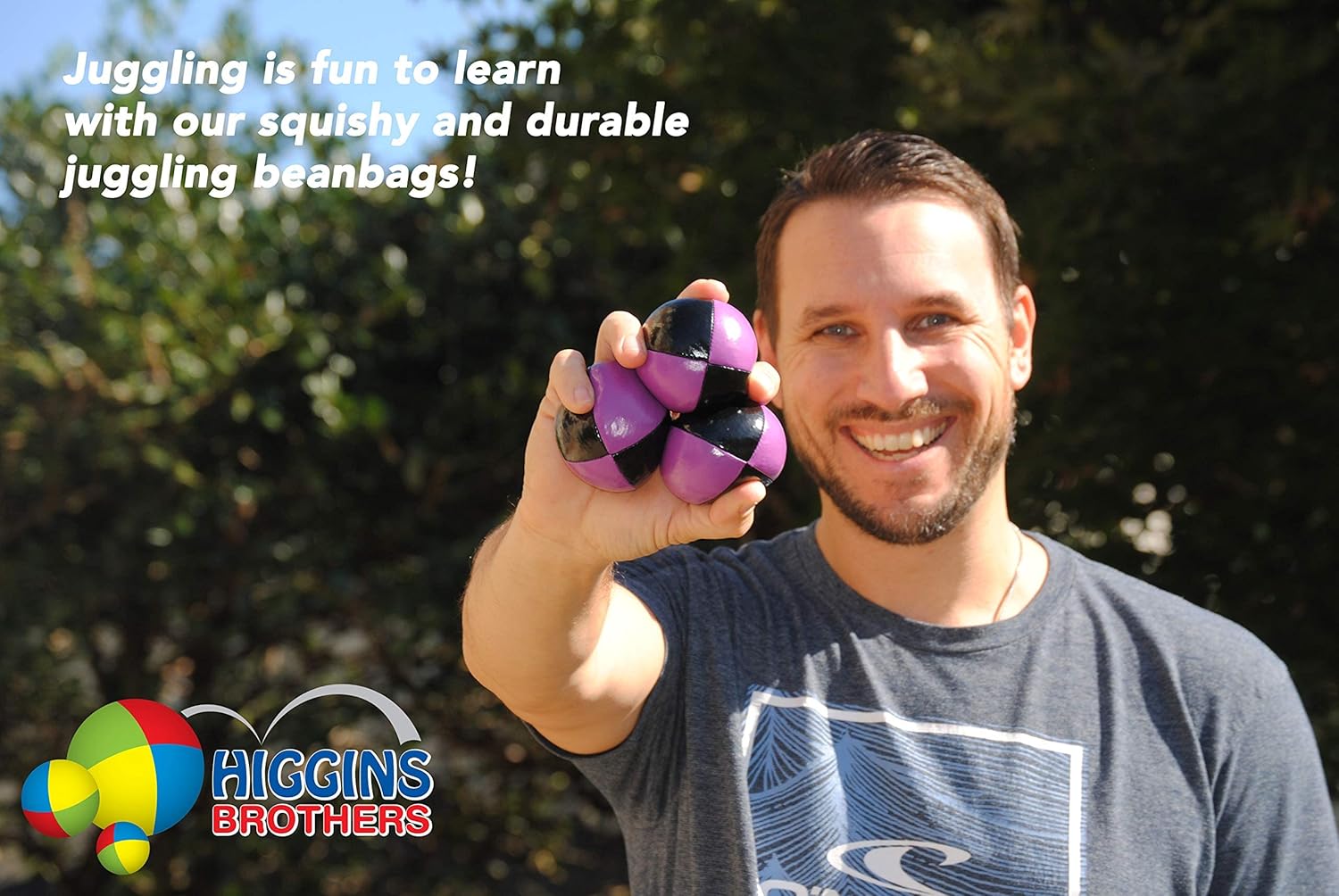 Juggling Balls Professional Style Set of 3 - How to Juggle Kit with Bean Bags for Juggling for Beginners with Vibrant Colors, Great Feel, Ultra Durable (Gold/Black) : Toys & Games