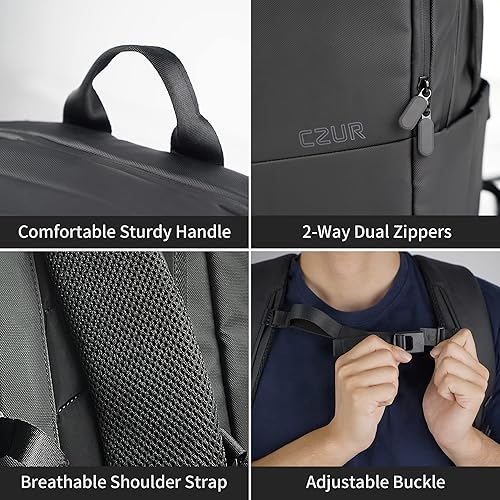 Miniatura 3 de CZUR Paquete de escáner de documentos Aura Pro de 14MP y mochila de viaje negra