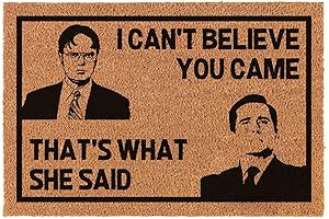 Funny Coir Welcome Doormat for The Office Fans