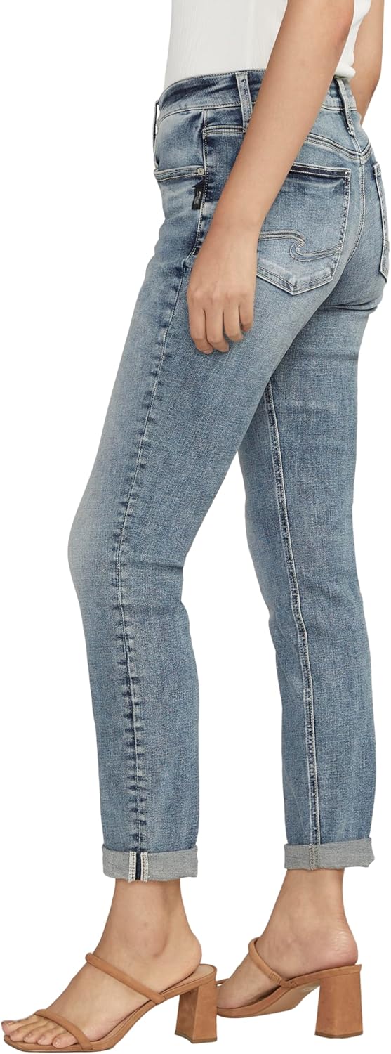 Silver Jeans-Womens Sam Relaxed Boyfriend Fit Jean