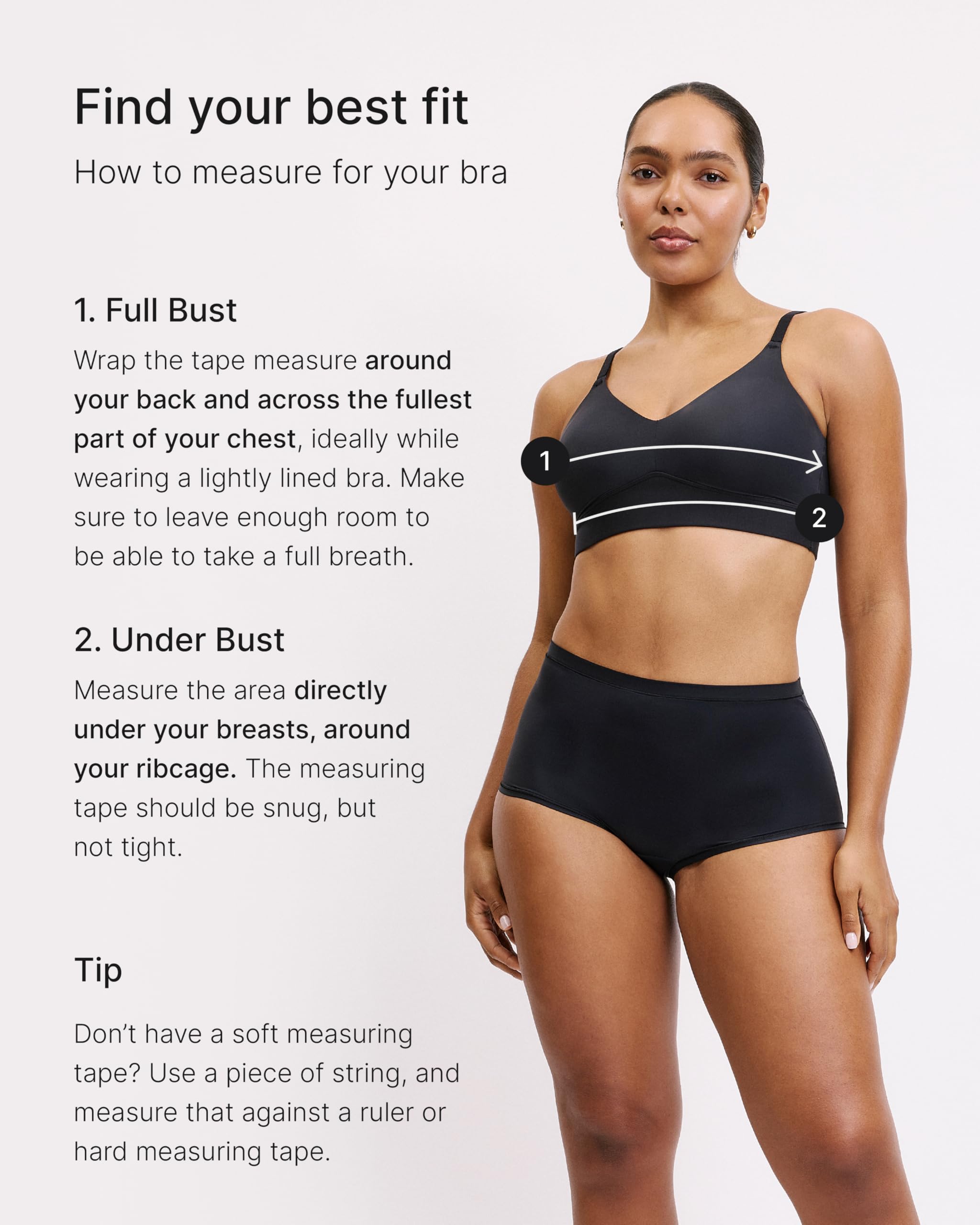 Harper wilde Bralette triangular Bliss - Bralette ultrasuave y ligero con escote en V profundo con correas ajustables