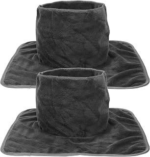 2pcs Facial Hole Cover for Massage Table, Microfiber Spa Bed Sheet