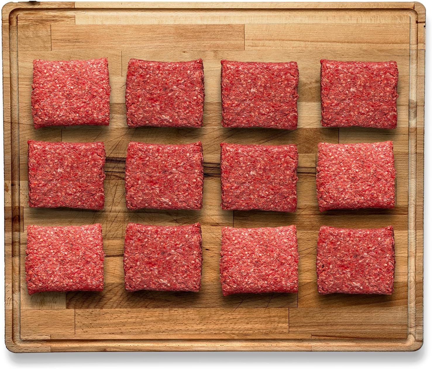 100% Grass Fed Ground Beef, (12 ct) 1 lb Packs, 12 lbs. Total