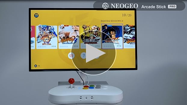 Amazon.com: NEOGEO Arcade Stick Pro with 20 Genuine SNK