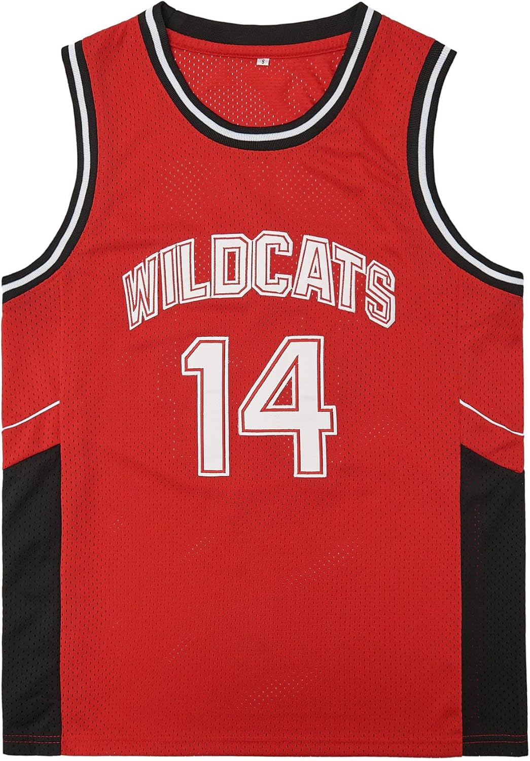 Mens Wildcats High School Basketball Jersey #14 Troy Bolton Jersey #8 Chad Danforth Shirt Jersey Red S-XXL - Image 2