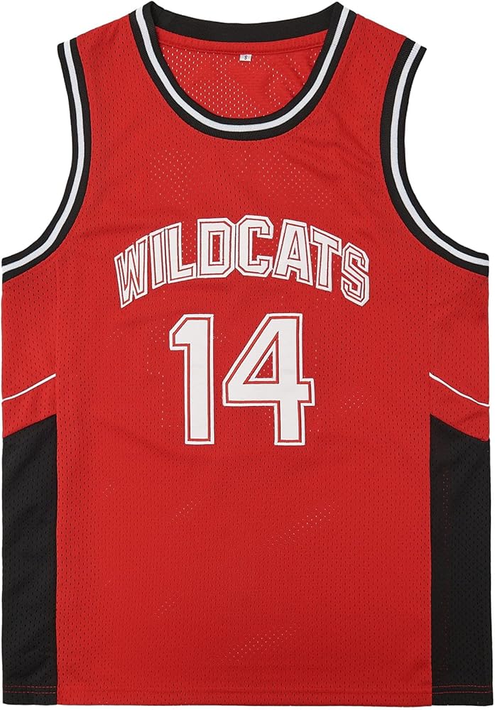 Amazon.com: Mens Wildcats High School Basketball Jersey #14 Troy