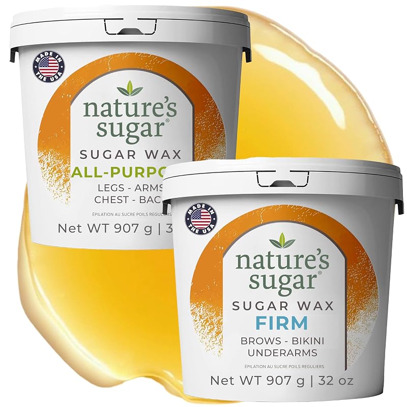 Cera de açúcar Nature's Sugar com pasta multiuso e firme, 32 oz