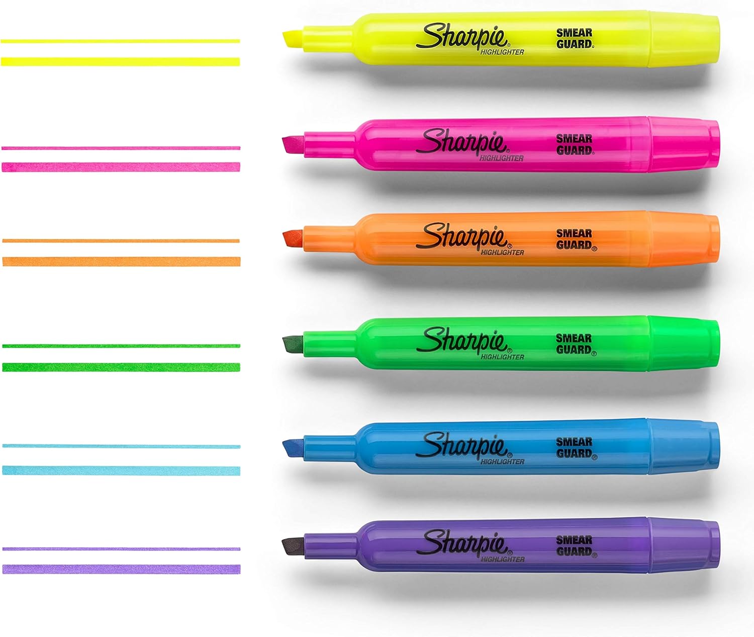 Sharpie Tank Highlighters, Chisel Tip, Assorted Color Highlighters, Value Pack, 36 Count: Office Products