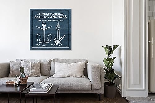 Miniatura 4 de Jaxson Rea "Vintage Sailing Knots XII Gallery Wrapped Canvas by Mary Urban, 48" x 48"