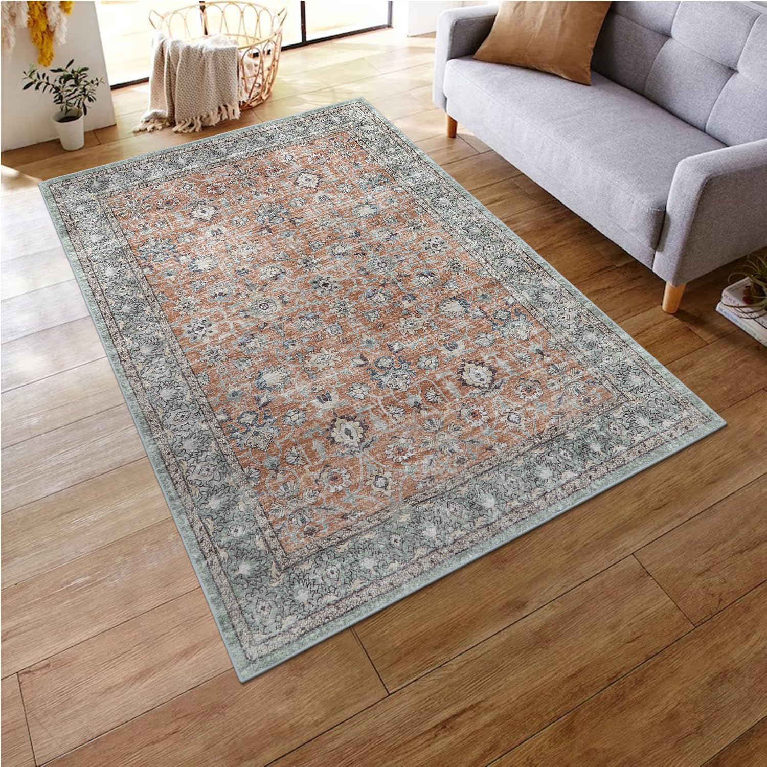 HAOCOO ラグ 洗える 120×160cm ホットカーペット対応 ペルシャ風 Amazon | HAOCOO ラグ 洗える 120×160cm ホットカーペット対応