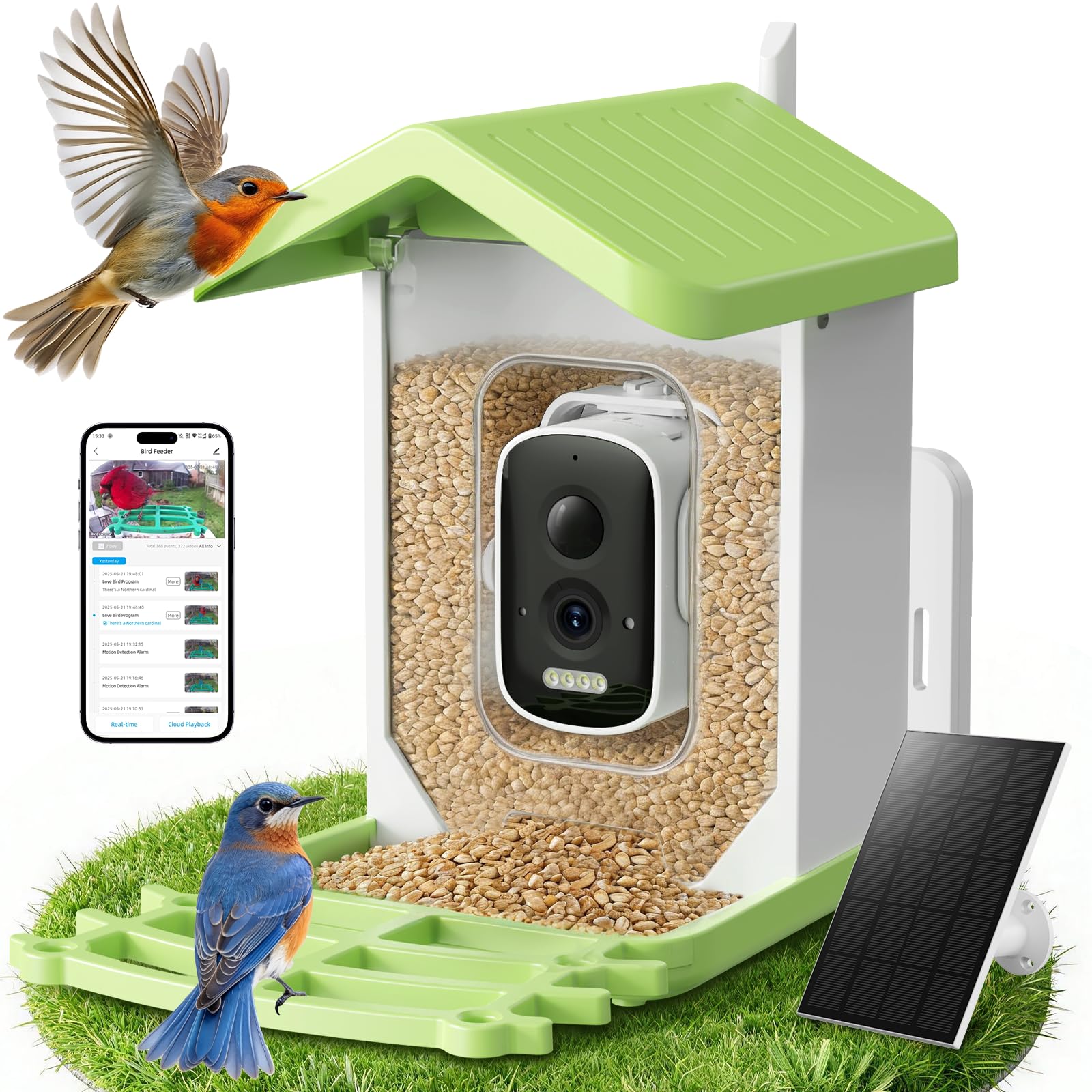 Billber Smart Bird Feeder with Camera