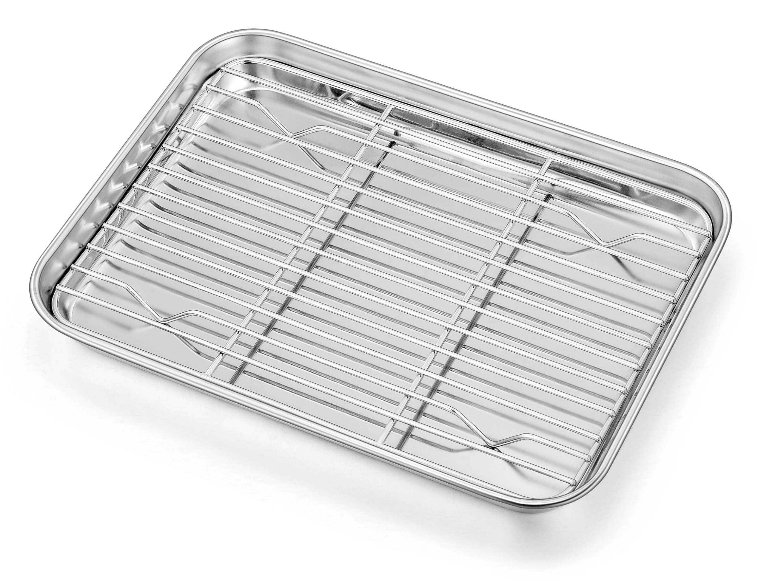 Plaque de cuisson avec grille Homikit 23x18cm inox mini plat four