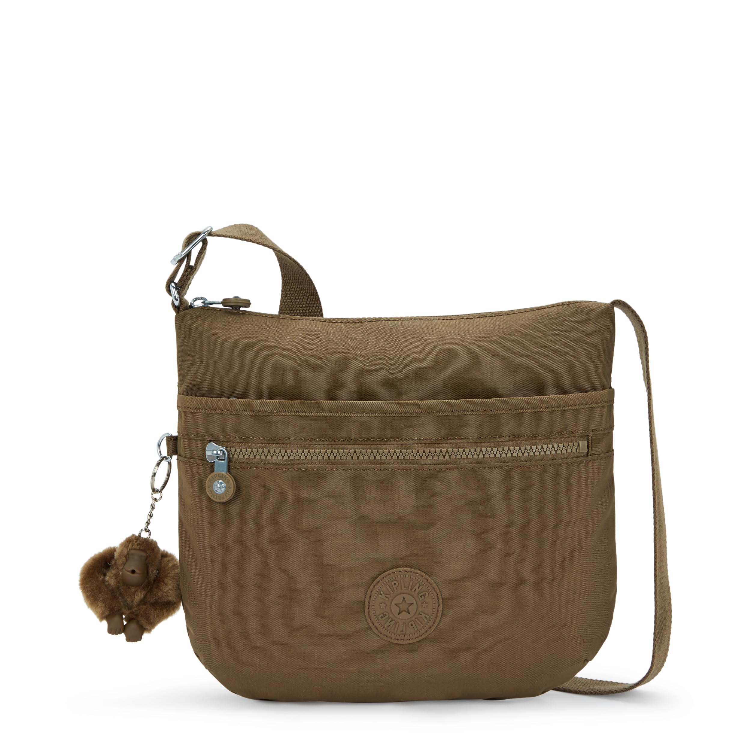 Kipling Medium Crossbody Bag ARTO Shoulder Bag SMOOTH KHAKI SS2026 RRP £78