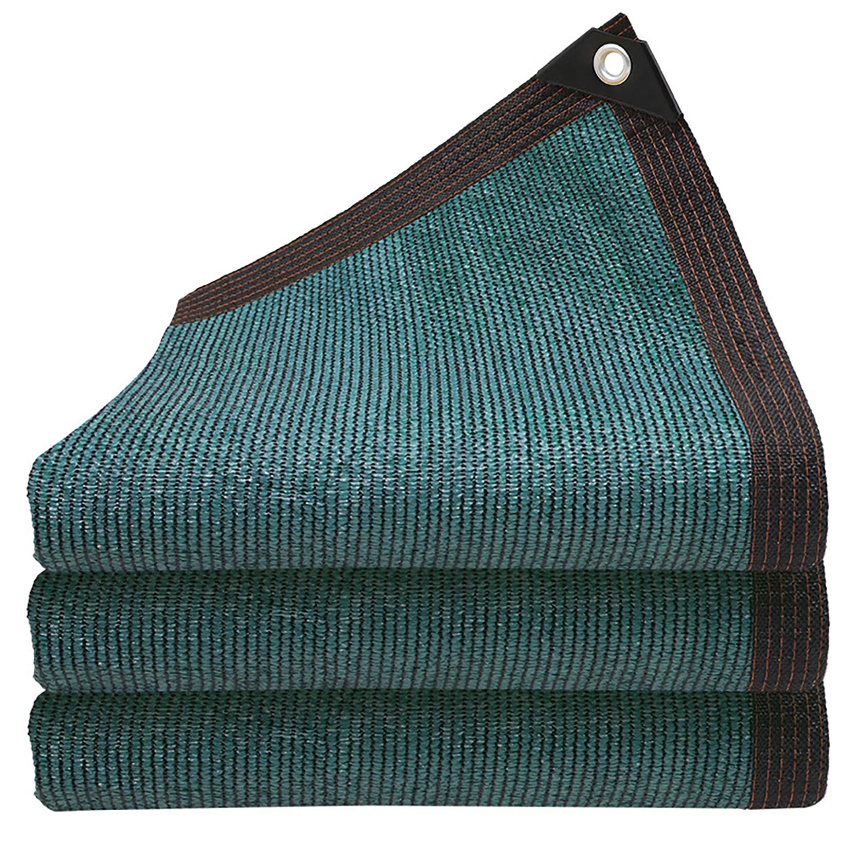 Telo Ombreggiante Verde 3x7m 90% Rete Ombreggiante Con Occhielli,Tessuto Ombreggiantes Traspirante HDPE,Vele Privacy Antistrappo per Serra/Balcone/Cortile/Tetto/fiori/pianta