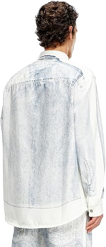 Amazon.co.jp: [ディーゼル] メンズ シャツ デニム D-SIMPLY-OVER-S