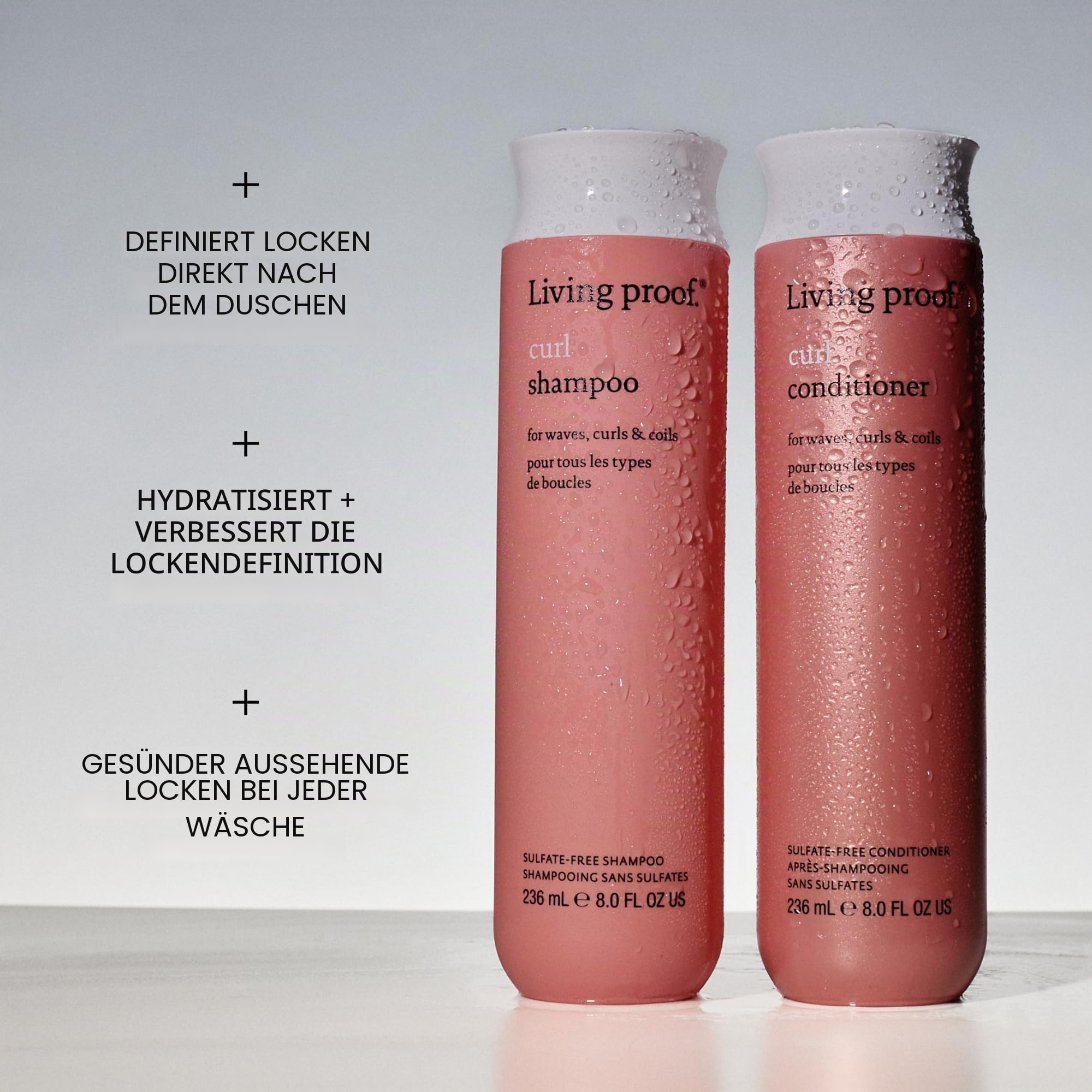 Living Proof Curl Shampoo für Locken - cremiges Locken Shampoo ohne 710ml