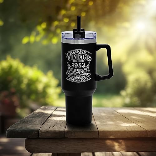 Miniatura 7 de Bad Bananas Regalos de cumpleaños número 70 para hombres, vaso de 40 onzas, regalo de cumpleaños de 1953