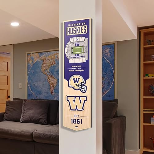 Miniatura 58 de YouTheFan NCAA 3D StadiumView 8x32 Banner